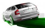 Skoda Octavia Green E-Line Concept 2010 года
